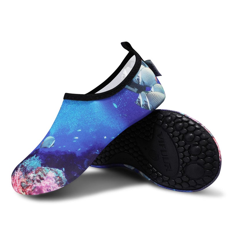 VIFUUR أحذية رياضية مائية للجنسين VIFUUR - سمكة مرجانية - 7.5-8.5 W US / 6-7 M US (38-39) - Image 3